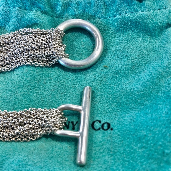 Tiffany & Co. Silver Heart Toggle Bracelet - Picture 3 of 7